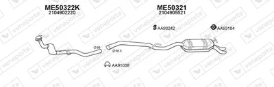 Exhaust System Mercedes-Benz E-CLASS