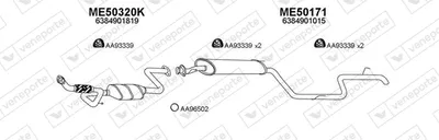 Exhaust System Mercedes-Benz VITO Bus · Mercedes-Benz VITO Van