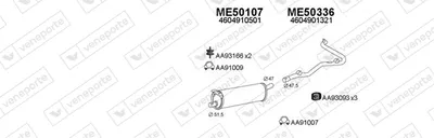 VENEPORTE 500205 exhaust gas system
