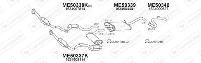 Exhaust System Mercedes-Benz M-CLASS