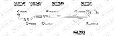 Exhaust System Suzuki BALENO · Suzuki BALENO Estate