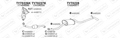 Exhaust System Toyota IQ