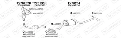 Exhaust System Toyota IQ