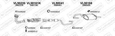 Exhaust System Volvo 440