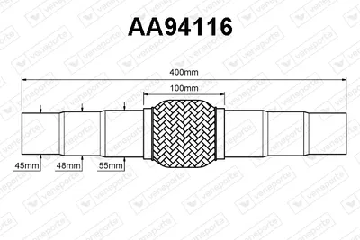 Flexible union, escape VENEPORTE AA94116