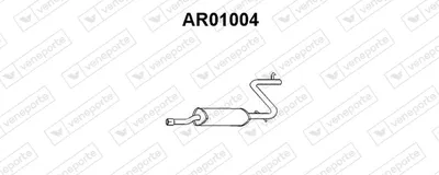Centre Muffler Alfa Romeo 33 · Alfa Romeo 33 Sportwagon · Alfa Romeo ALFASUD