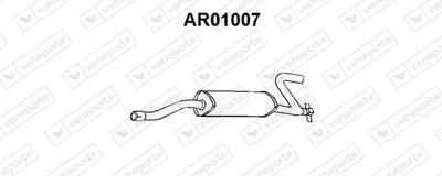 Rear Muffler Alfa Romeo 33 · Alfa Romeo ALFASUD · Alfa Romeo ALFASUD Sprint