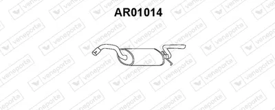 Rear Muffler Alfa Romeo 33 Sportwagon