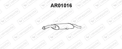Rear Muffler Alfa Romeo 164