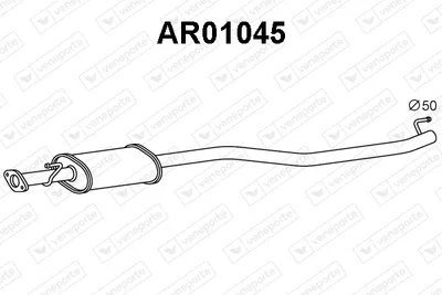 Front Muffler Alfa Romeo GIULIETTA · Alfa Romeo GIULIETTA Hatchback Van