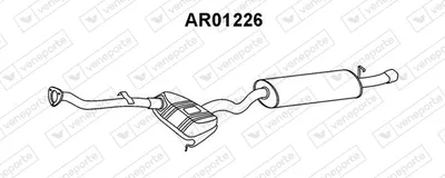 Rear Muffler Alfa Romeo 145