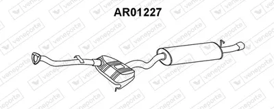 Rear Muffler Alfa Romeo 146