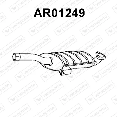 Centre Muffler Alfa Romeo SPIDER