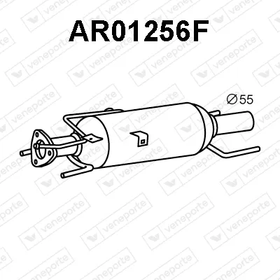 Soot/Particulate Filter, exhaust system Alfa Romeo 159 · Alfa Romeo BRERA · Alfa Romeo 159 Sportwagon