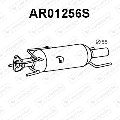 Soot/Particulate Filter, exhaust system Alfa Romeo 159 · Alfa Romeo BRERA · Alfa Romeo 159 Sportwagon