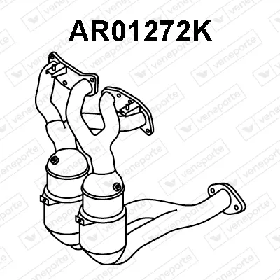 Manifold Catalytic Converter Alfa Romeo GTV · Alfa Romeo SPIDER · Alfa Romeo 156