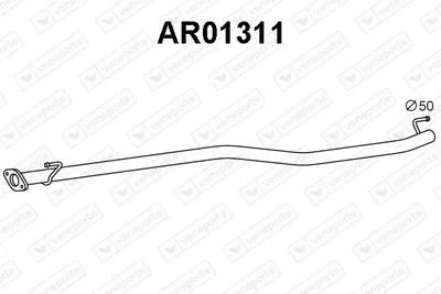 Exhaust Pipe Alfa Romeo GIULIETTA · Alfa Romeo GIULIETTA Hatchback Van
