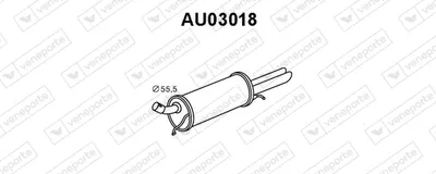 Rear Muffler Audi A4 B5 · Audi A4 B5 Avant