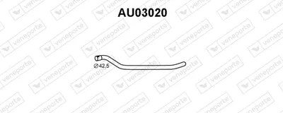 Exhaust Pipe Audi 80 B2 Saloon · Audi COUPE B2