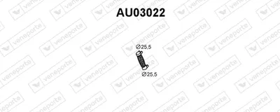 Exhaust Pipe Audi 80 B2 Saloon · Vw JETTA I · Vw SCIROCCO