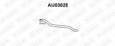 Exhaust Pipe Audi 80 B2 Saloon · Audi COUPE B2