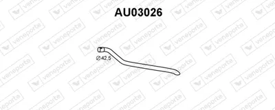 Exhaust Pipe Audi 80 B2 Saloon