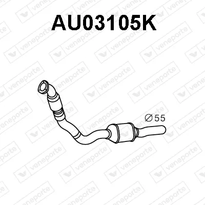 Catalytic Converter Audi A4 B7 · Audi A4 B7 Avant