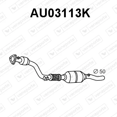 Catalytic Converter Audi A6 C5 Avant