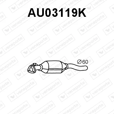 Catalytic Converter Audi A8 D2