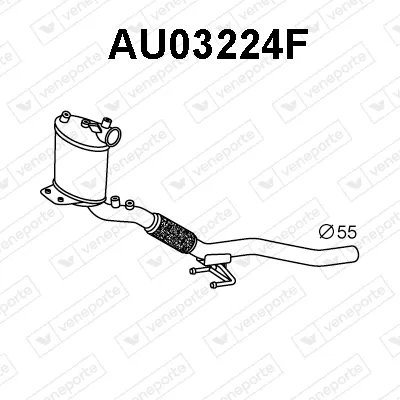 Soot/Particulate Filter, exhaust system Audi A3 · Audi A3 Sportback · Audi A3 Convertible