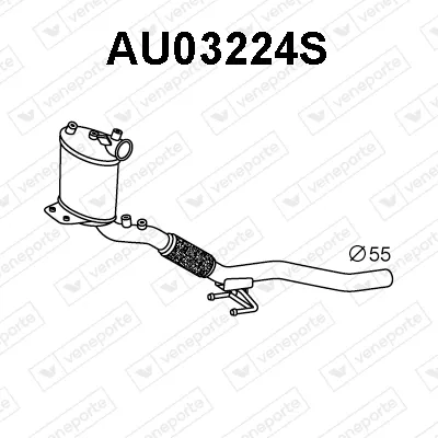 Soot/Particulate Filter, exhaust system Audi A3 · Audi A3 Sportback · Audi A3 Convertible