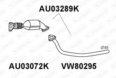 Catalytic Converter Audi A4 B5 · Audi A6 C5 · Audi A6 C5 Avant