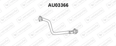 Exhaust Pipe Audi 100 C4 Saloon · Audi 100 C4 Avant · Audi A6 C4