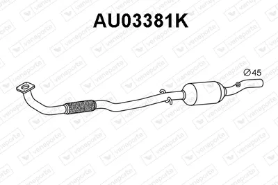 Catalytic Converter Audi A2