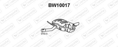 Rear Muffler Bmw 3 Compact