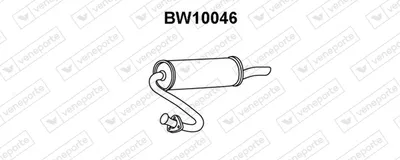 Rear Muffler Bmw 3