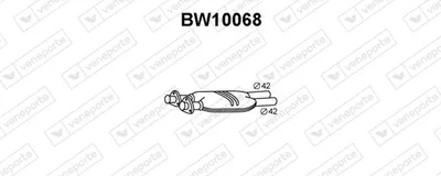 Front Muffler Bmw 5