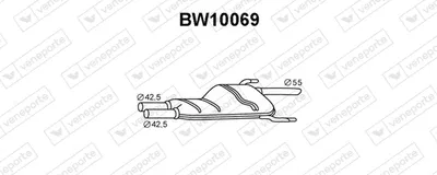 Centre Muffler Bmw 5