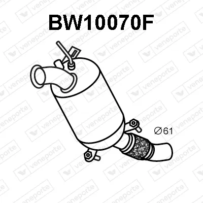 Soot/Particulate Filter, exhaust system Bmw 1 · Bmw 3 · Bmw 3 Touring