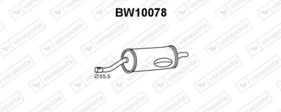 Rear Muffler Bmw 5