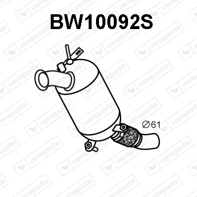 Soot/Particulate Filter, exhaust system Bmw 5 · Bmw 5 Touring · Bmw 1