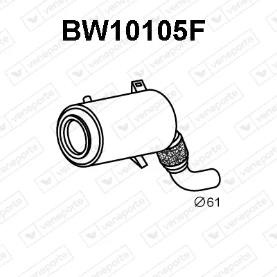 Soot/Particulate Filter, exhaust system Bmw 5 · Bmw 5 Touring · Bmw X3