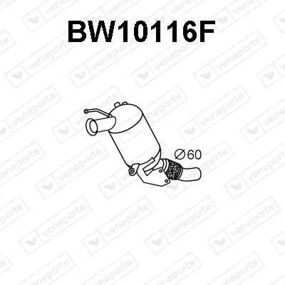 Soot/Particulate Filter, exhaust system Bmw 3 · Bmw 3 Touring
