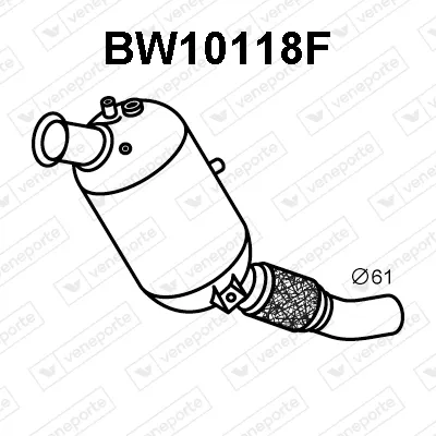 Soot/Particulate Filter, exhaust system Bmw 5 · Bmw 5 Touring · Bmw X3