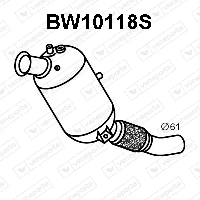 Soot/Particulate Filter, exhaust system Bmw 5 · Bmw 5 Touring · Bmw X3