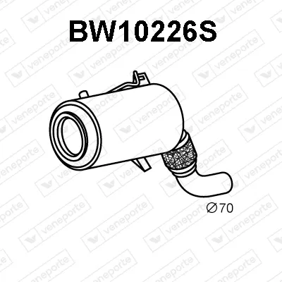 Soot/Particulate Filter, exhaust system Bmw 5 · Bmw 5 Touring · Bmw X3