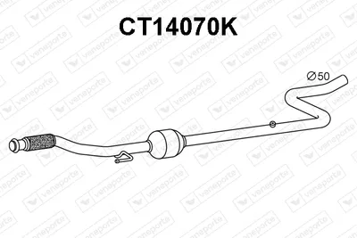 Catalytic Converter Citroën C3 AIRCROSS II · Opel CROSSLAND X / CROSSLAND · Vauxhall CROSSLAND X / CROSSLAND