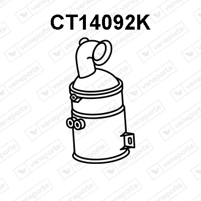 Catalytic Converter Citroën JUMPY II · Citroën JUMPY II Van · Fiat SCUDO Bus