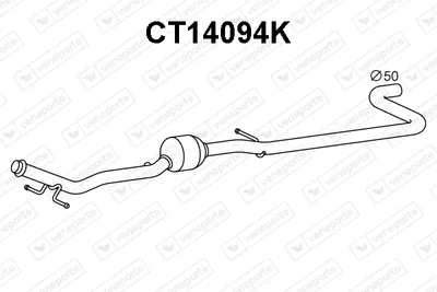 Catalytic Converter Citroën BERLINGO · Citroën BERLINGO Box Body/MPV · Opel COMBO E Tour / Life