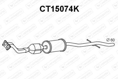 Catalytic Converter Citroën C5 I · Citroën C5 I Break · Citroën C5 II